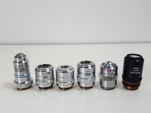 Thumbnail image of Nikon Microphot-SA Microscope w/ 6 Objectives - M Plan, Vickers DIN, Zeiss ph2 
