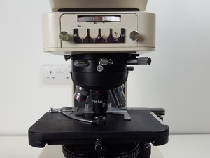 Thumbnail image of Nikon Microphot-SA Microscope w/ 6 Objectives - M Plan, Vickers DIN, Zeiss ph2 