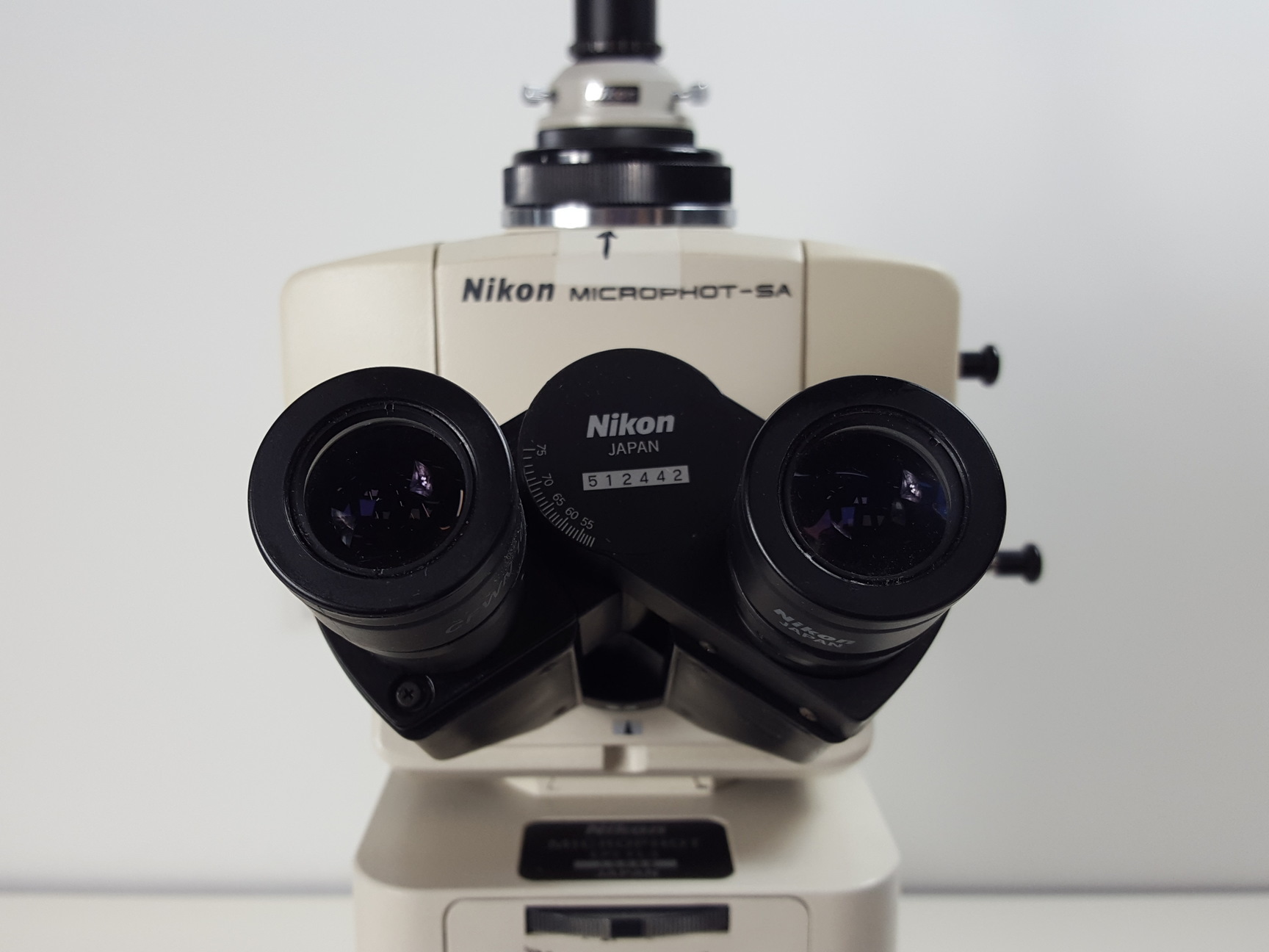 Image of Nikon Microphot-SA Microscope w/ 6 Objectives - M Plan, Vickers DIN, Zeiss ph2 