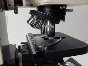 Thumbnail image of Nikon Microphot-SA Microscope w/ 6 Objectives - M Plan, Vickers DIN, Zeiss ph2 