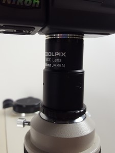 Thumbnail image of Nikon Microphot-SA Microscope w/ 6 Objectives - M Plan, Vickers DIN, Zeiss ph2 