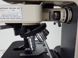 Thumbnail image of Nikon Microphot-SA Microscope w/ 6 Objectives - M Plan, Vickers DIN, Zeiss ph2 