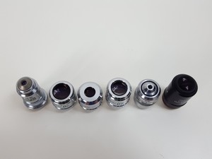 Thumbnail image of Nikon Microphot-SA Microscope w/ 6 Objectives - M Plan, Vickers DIN, Zeiss ph2 