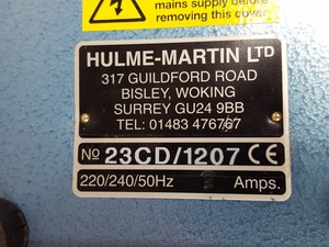 Thumbnail image of Hulme Martin Impulse Heat Sealer Model 23CD Lab
