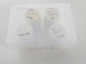Thumbnail image of Set of 4 Mettler Toledo Calibration Weights - 10mg 100mg 1g 20g Lab
