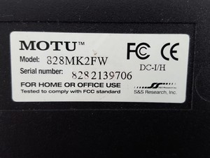 Thumbnail image of MOTU 828 mk2 Firewire Audio Interface 828MK2FW