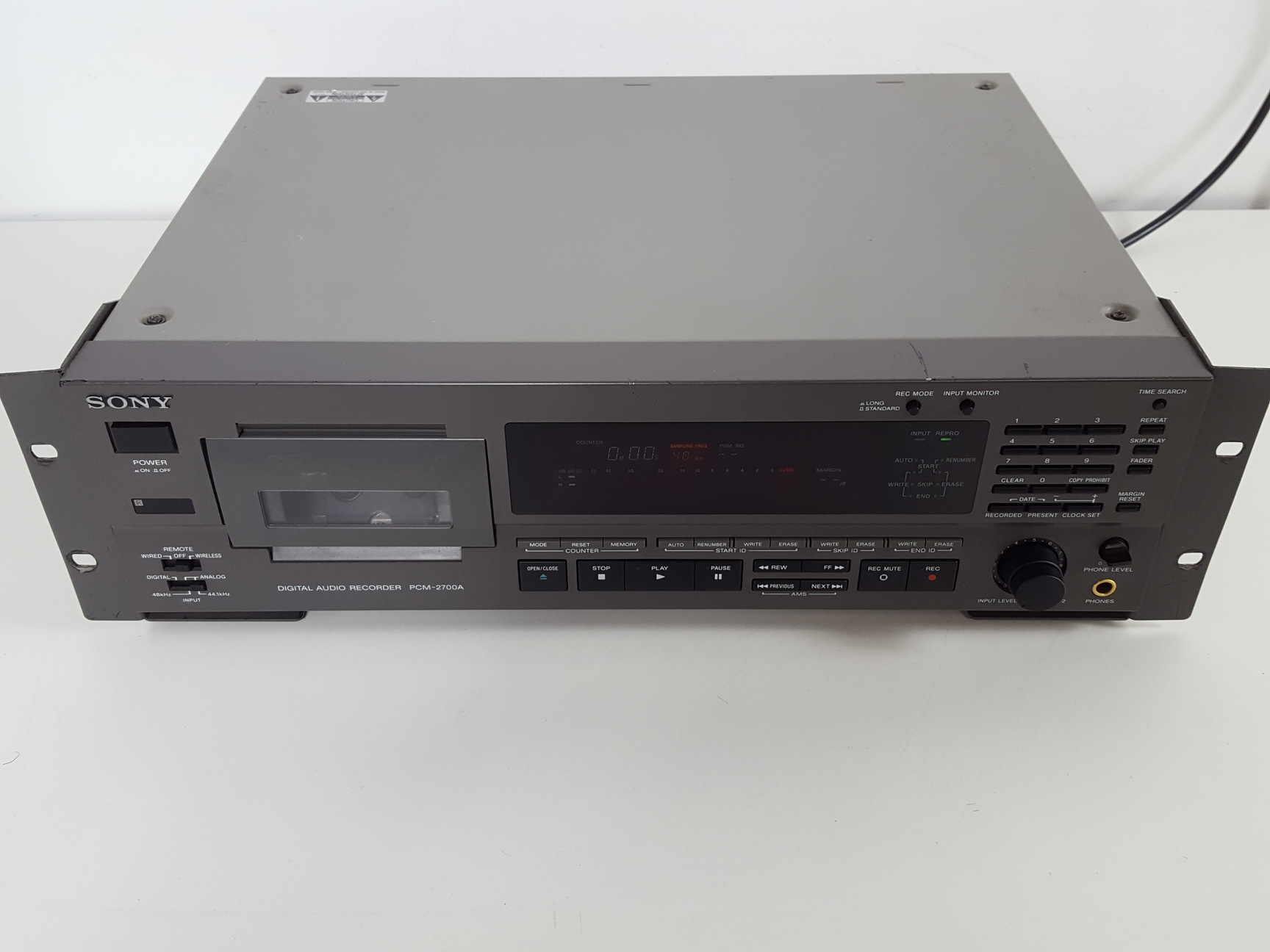 Image of Sony Digital Audio DAT Recorder Model PCM-2700A