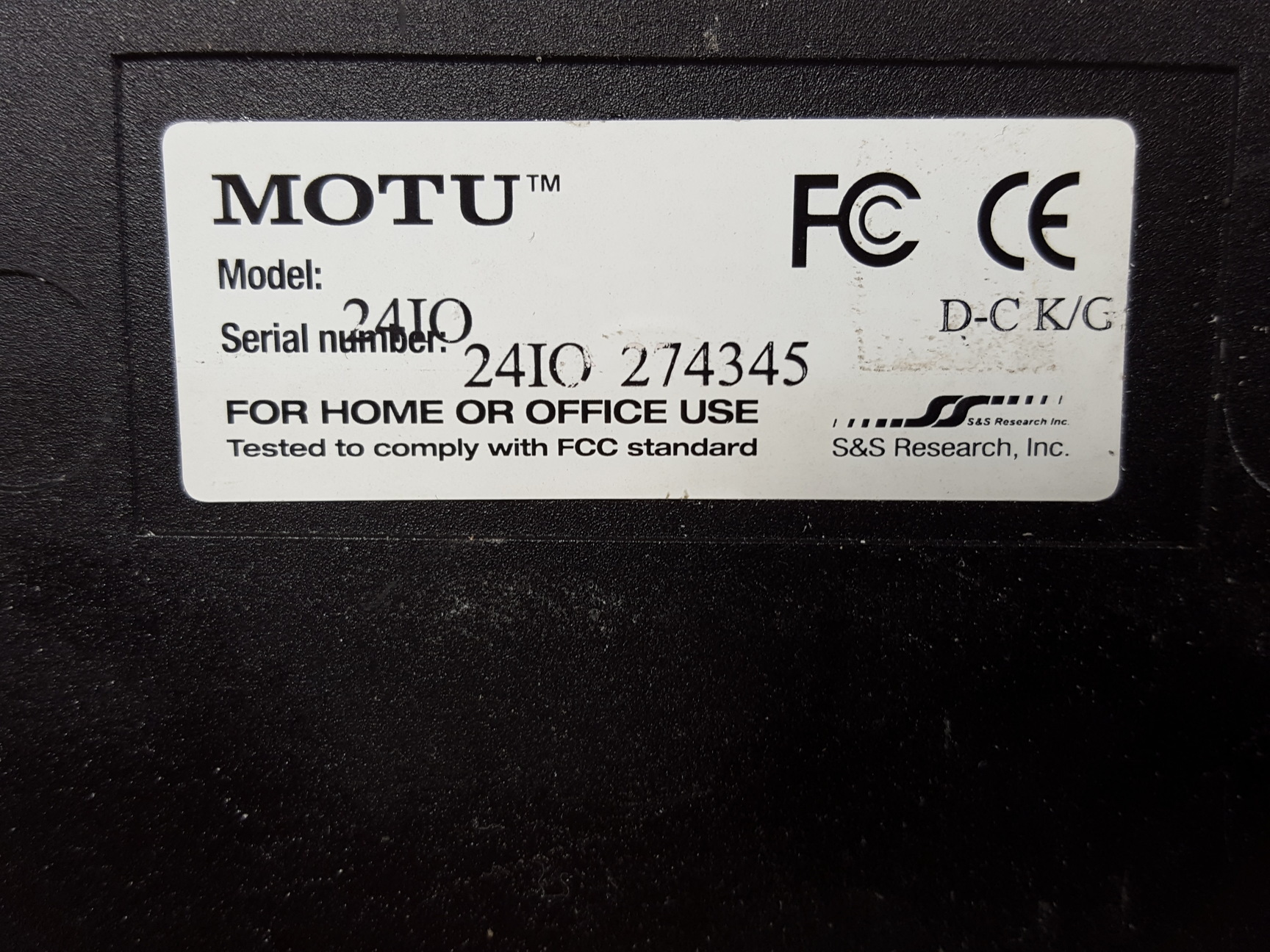 Image of MOTU 24 i/o FireWire Audio Interface PCI Core – 24 in / 24 out - 1U 19" Rack