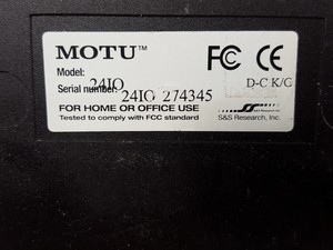 Thumbnail image of MOTU 24 i/o FireWire Audio Interface PCI Core – 24 in / 24 out - 1U 19" Rack
