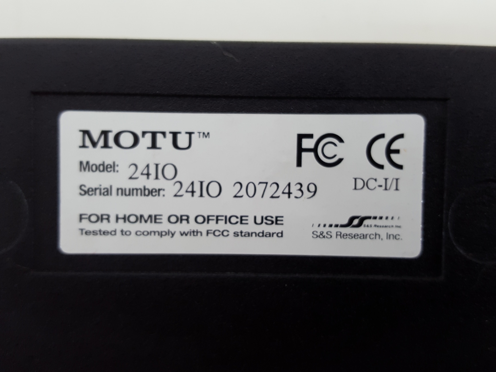 Image of MOTU 24 i/o 24IO Audio Interface PCI core – 24 in / 24 out