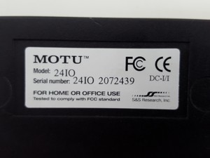 Thumbnail image of MOTU 24 i/o 24IO Audio Interface PCI core – 24 in / 24 out