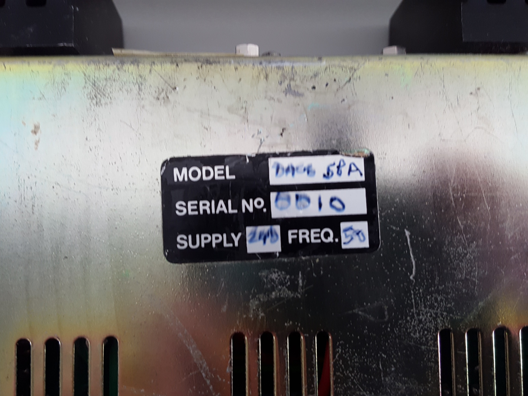 Image of DACS Rackmount Audio Stereo Power Amplifier 240v 50hz 8ohm