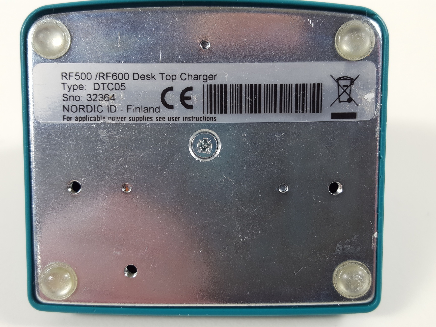 Image of Nordic ID Piccolink RF600 Laser Barcode Scanner with Charging Station