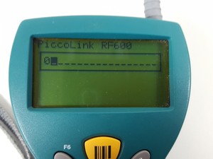 Thumbnail image of Nordic ID Piccolink RF600 Laser Barcode Scanner & Charging Station Lab