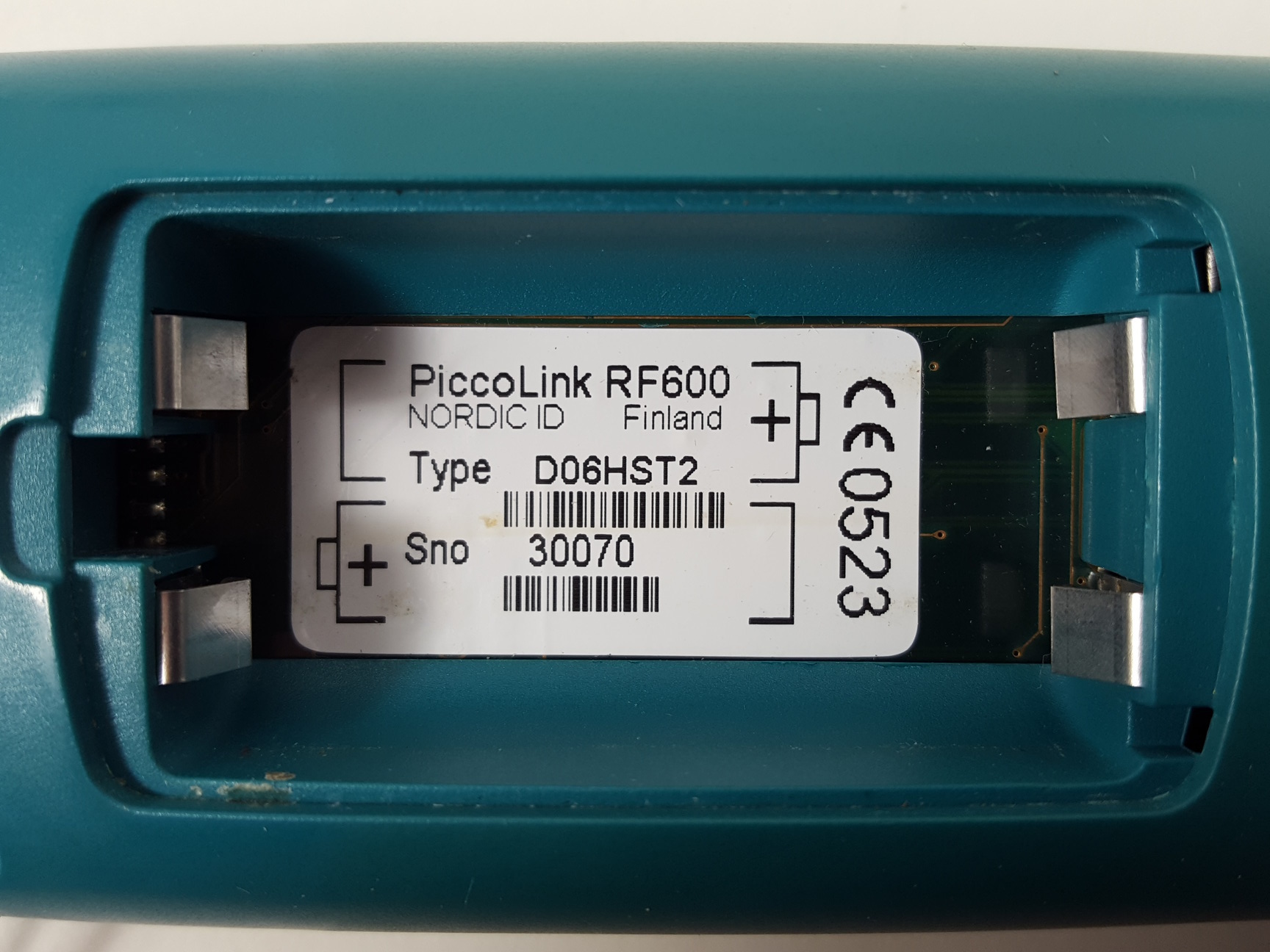 Image of Nordic ID Piccolink RF600 Laser Barcode Scanner & Charging Station Lab