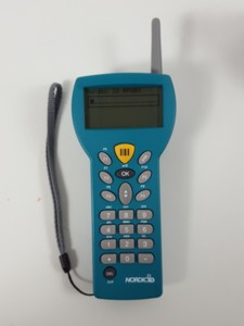 Thumbnail image of Nordic ID Piccolink RF601 Laser Barcode Scanner with Charging Station