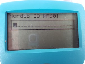Thumbnail image of Nordic ID Piccolink RF601 Laser Barcode Scanner with Charging Station