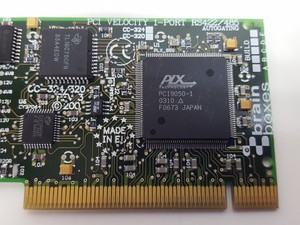 Thumbnail image of Brain Boxes CC0324/320 PCI Velocity 1-Port RS422/485 Autogating Card