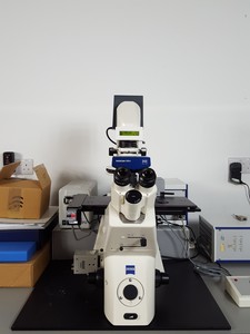 Thumbnail image of PALM Laser Microscope Microlaser Microbeam Capture Zeiss Axiovert 200M P.A.L.M
