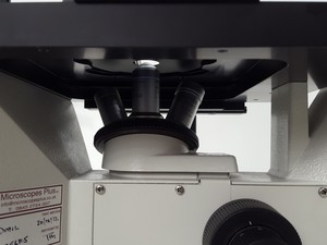 Thumbnail image of Leica DMIL Inverted Trinocular Microscope Type 090-135.001 w/ 4x Objectives Lab