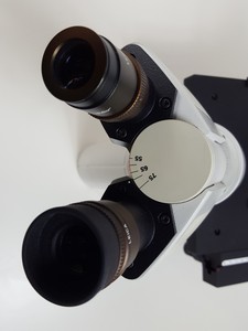 Thumbnail image of Leica DMIL Inverted Trinocular Microscope Type 090-135.001 w/ 4x Objectives Lab