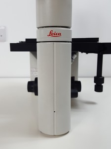 Thumbnail image of Leica DMIL Inverted Trinocular Microscope Type 090-135.001 w/ 4x Objectives Lab