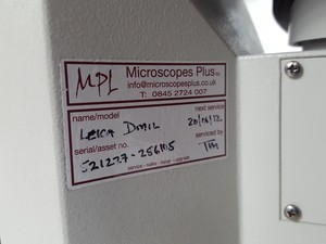 Thumbnail image of Leica DMIL Inverted Trinocular Microscope Type 090-135.001 w/ 4x Objectives Lab