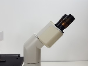 Thumbnail image of Leica DMIL Inverted Trinocular Microscope Type 090-135.001 w/ 4x Objectives Lab