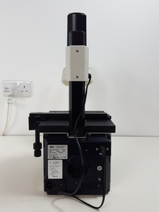 Thumbnail image of Leica DMIL Inverted Trinocular Microscope Type 090-135.001 w/ 4x Objectives Lab