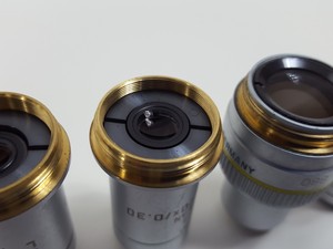 Thumbnail image of Leica DMIL Inverted Trinocular Microscope Type 090-135.001 w/ 4x Objectives Lab