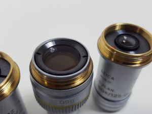 Thumbnail image of Leica DMIL Inverted Trinocular Microscope Type 090-135.001 w/ 4x Objectives Lab