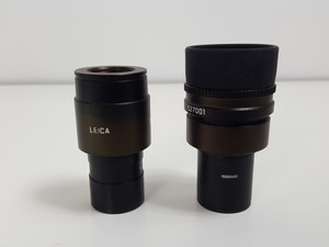 Thumbnail image of Leica DMIL Inverted Trinocular Microscope Type 090-135.001 w/ 4x Objectives Lab