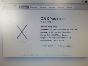 Thumbnail image of Apple Mac Pro Eight-Core 2.66 2009/Nehalem. 4.1/A1289/2314 Desktop Computer