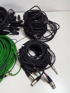Thumbnail image of Lot of 38 Professional Audio Cables - XLR, 1/4" Jack, 10ft 8 Channel Snakes