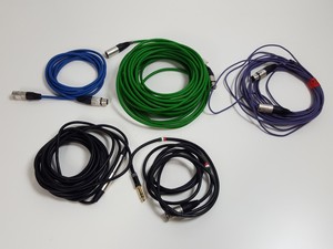 Thumbnail image of Lot of 38 Professional Audio Cables - XLR, 1/4" Jack, 10ft 8 Channel Snakes