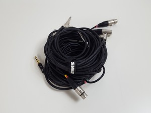 Thumbnail image of Lot of 38 Professional Audio Cables - XLR, 1/4" Jack, 10ft 8 Channel Snakes
