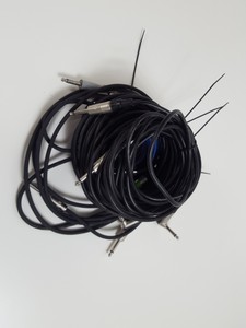Thumbnail image of Lot of 38 Professional Audio Cables - XLR, 1/4" Jack, 10ft 8 Channel Snakes