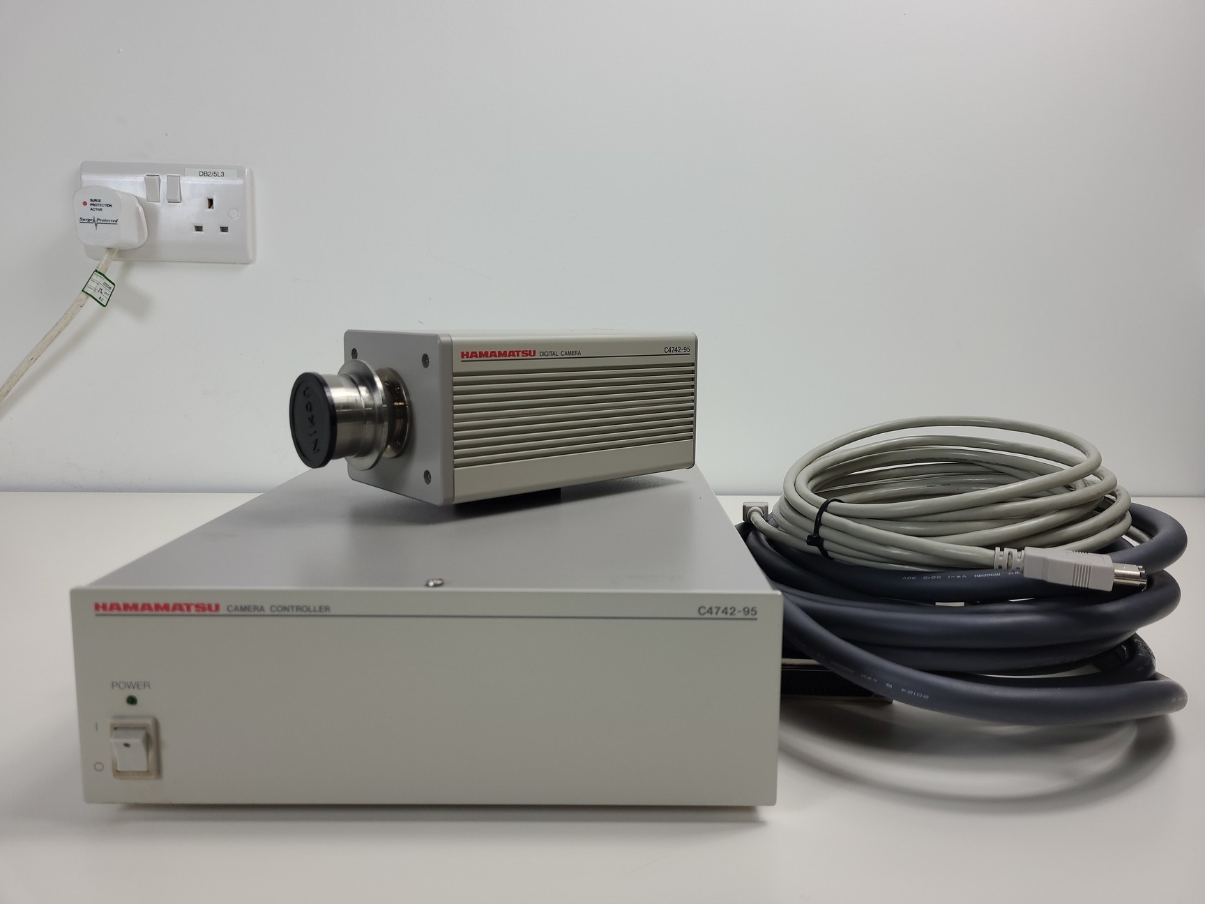 Image of Hamamatsu C4742-95/C4742-96-12G04 Microscope Camera and Controller Lab