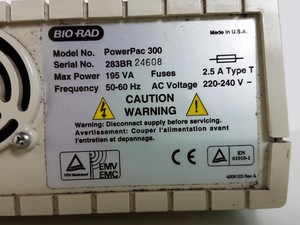 Thumbnail image of Bio-Rad PowerPac 300 Electrophoresis Power Supply Lab