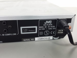 Thumbnail image of JVC XV-N33 DVD/SUPER VCD/CD Player Model - XV-N33SL