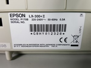 Thumbnail image of Epson LX-300+II Dot Matrix Printer Model - P170B