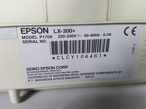 Thumbnail image of Epson LX-300+ Model - P170A Dot Matrix Printer 