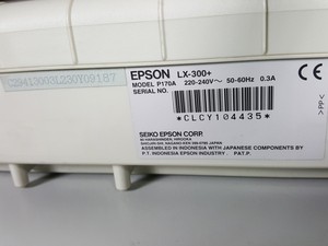 Thumbnail image of Epson Dot Matrix Printer LX-300+  Model  P170A 