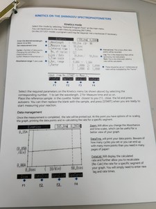 Thumbnail image of Shimadzu UV-VIS Spectrophotometer UV Spec Model - UV-1201 Lab