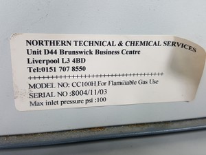 Thumbnail image of NTC Chromachange Automatic Cylinder Changeover Unit Flammable Gas. CC100H Lab