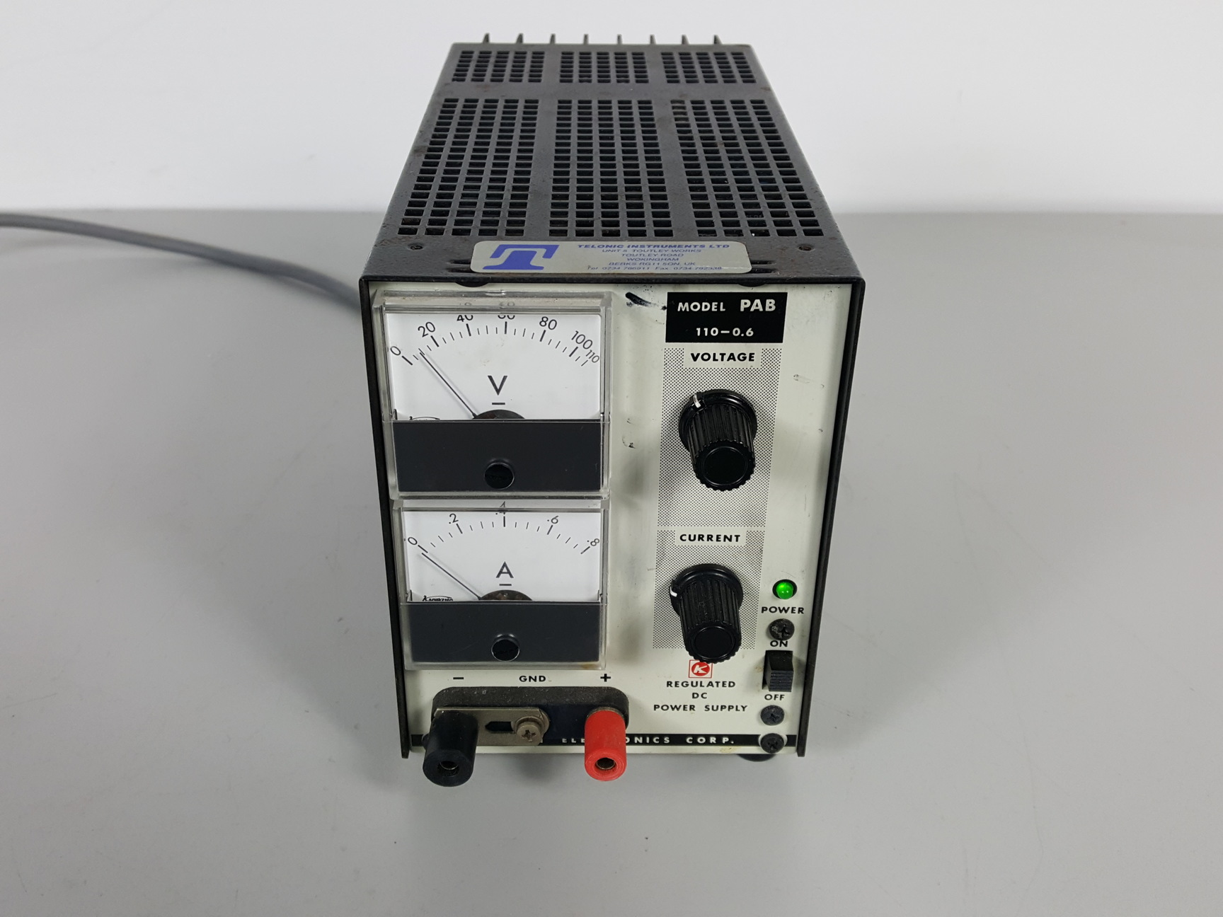 Image of Kikusui Regulated Power Supply Model - PAB 110-0.6 Lab