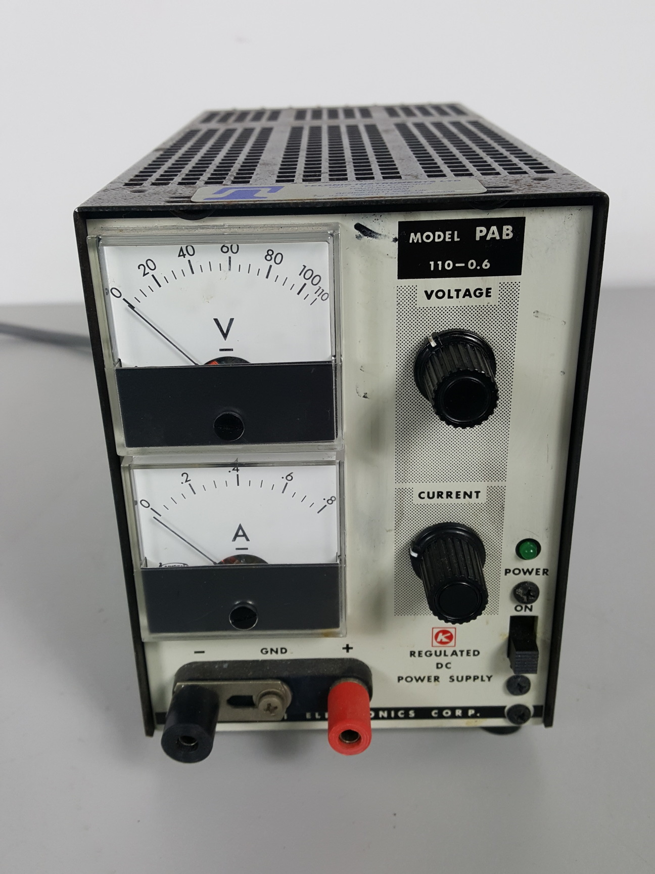Image of Kikusui Regulated Power Supply Model - PAB 110-0.6 Lab