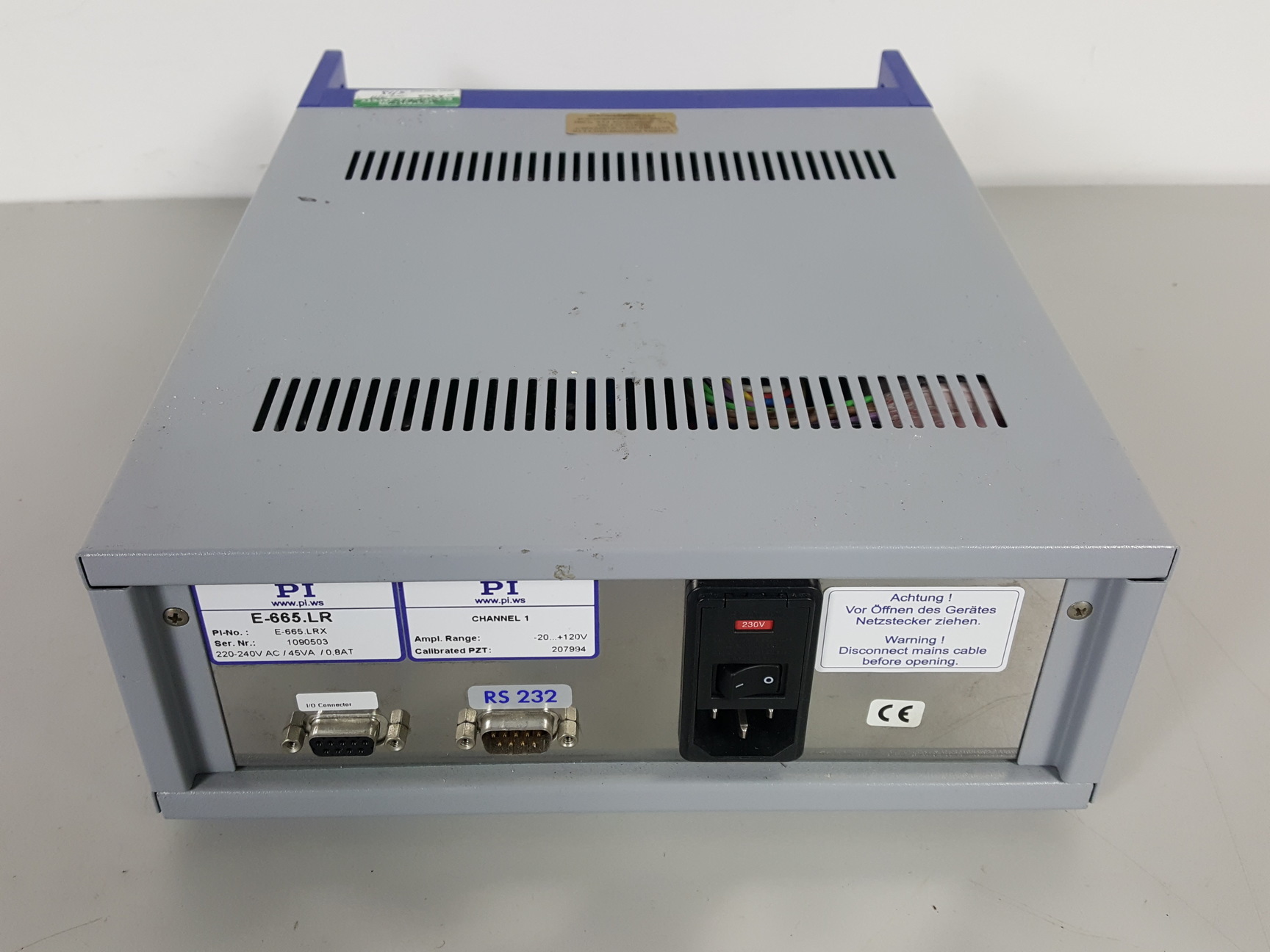 Image of PI E-665.XR LVPZT-Amplifier / Servo Lab Physik Phase Shifter