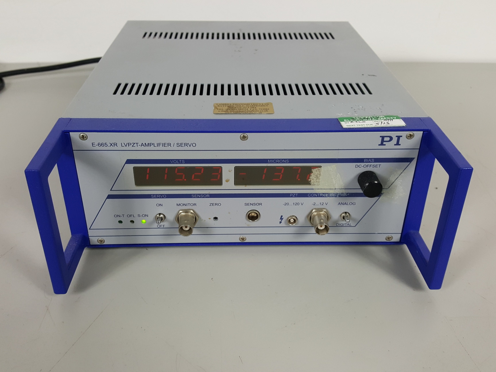 Image of PI E-665.XR LVPZT-Amplifier / Servo Lab Physik Phase Shifter