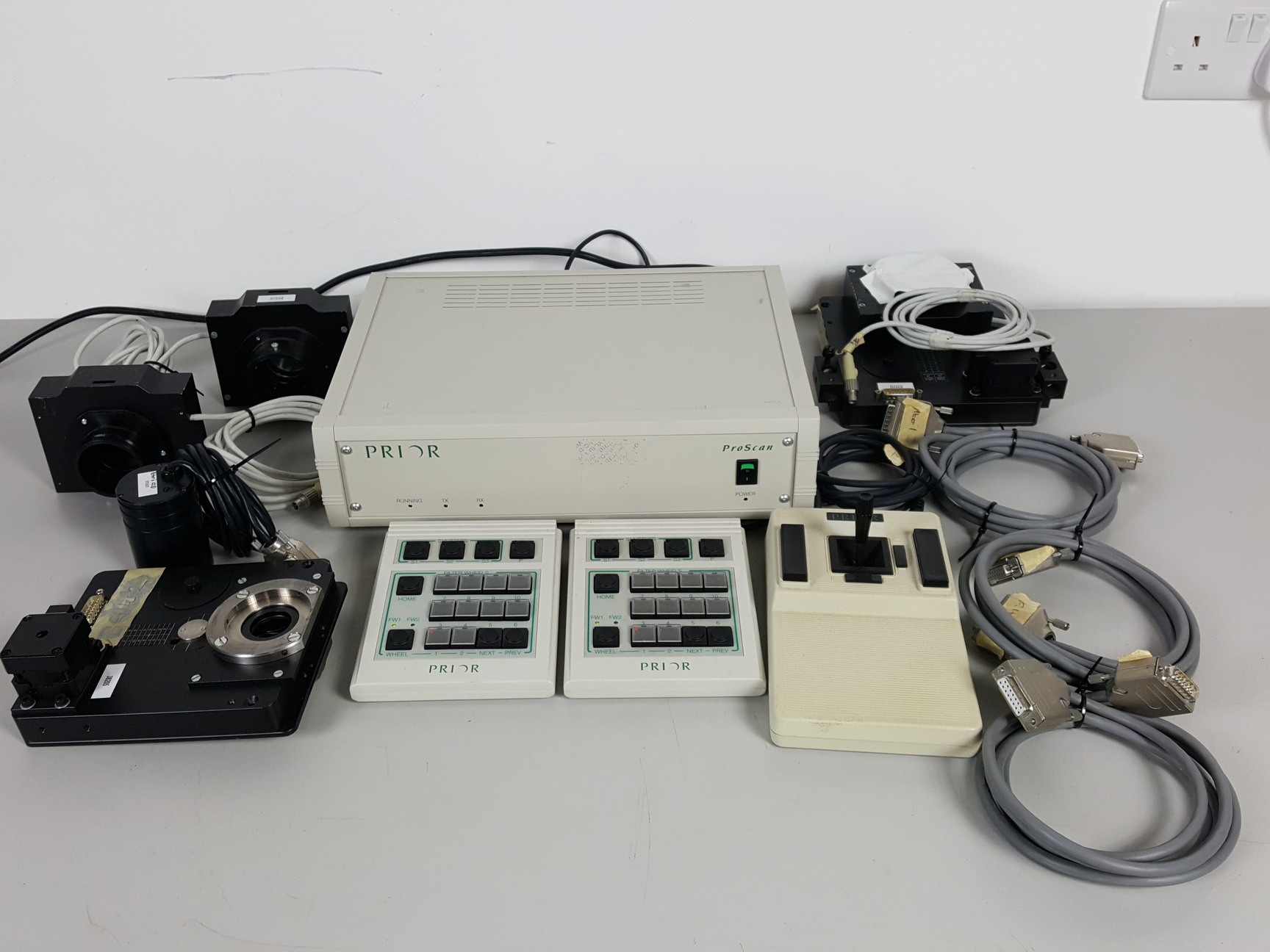Microscope Prior Proscan Controller Joystick & 2 Keyboard / Shutter ...